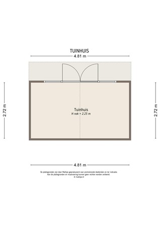 Floorplan - Geerstraat 42, 4171 AB Herwijnen